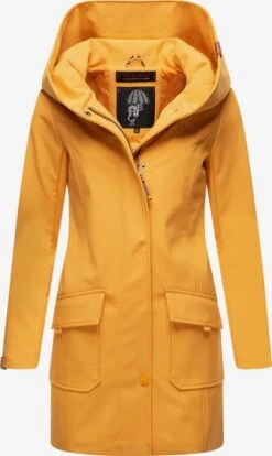 Marikoo Manteaux De Pluie Manteau Fonctionnel Mayleen Femme Jaune Dor