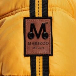 Marikoo Manteaux Dhiver Manteau D’hiver Armasa Femme Jaune -Marikoo Boutique 3a664c2c6ccf1a12e9878b8b7ac77910