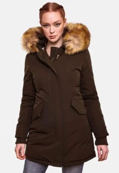 Marikoo Parkas Parka D’hiver Karmaa Femme Marron -Marikoo Boutique 3a7be6a1f02a4147155463b44ad1450b