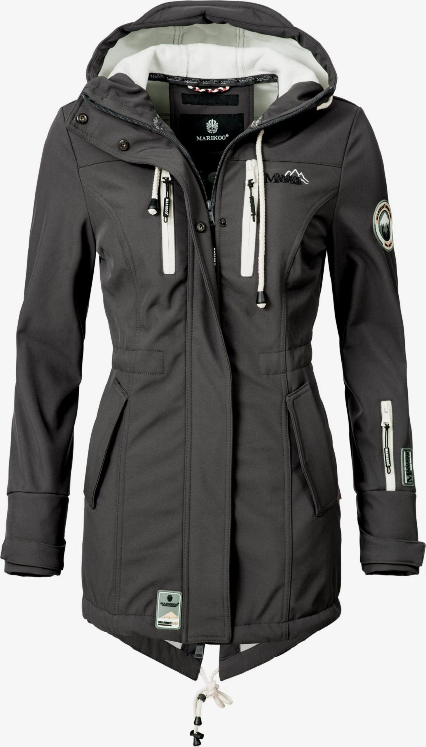 Marikoo Manteaux De Pluie Manteau Fonctionnel Zimtzicke Femme Gris Foncé 3 Marikoo Manteaux De Pluie Manteau Fonctionnel Zimtzicke Femme Gris Foncé