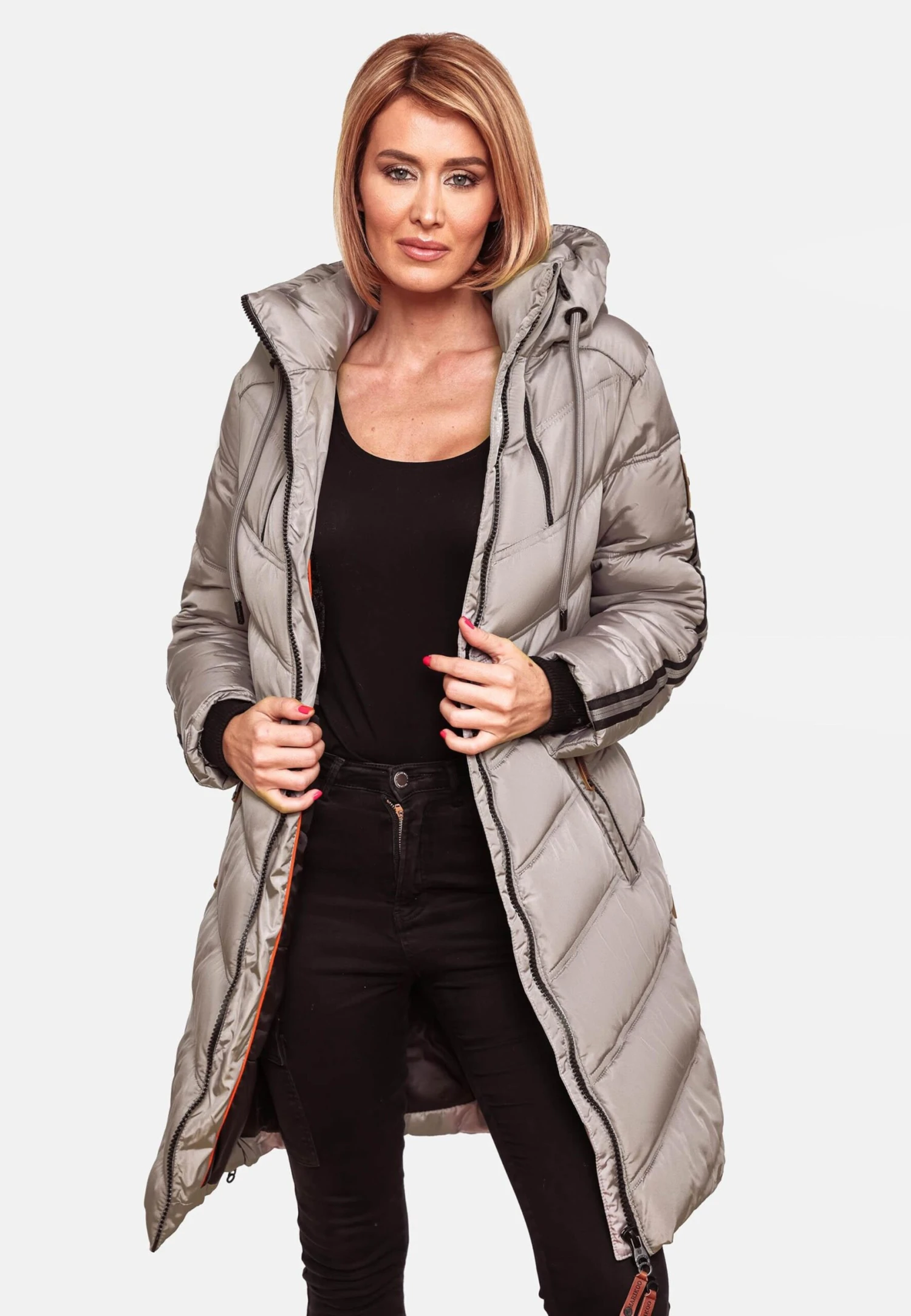 Marikoo Manteaux Dhiver Manteau D’hiver Armasa Femme Gris 7 Marikoo Manteaux Dhiver Manteau D’hiver Armasa Femme Gris – Image 5