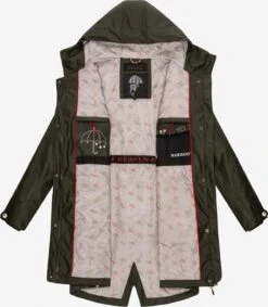 Marikoo Manteaux De Pluie Manteau Fonctionnel Femme Olive -Marikoo Boutique 3b3788df55b53379ecb29e26d1433fb8