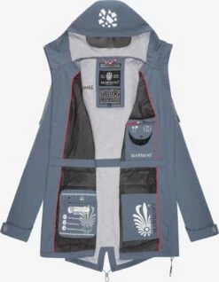Marikoo Vestes Dextérieur Veste Fonctionnelle Ulissaa Femme Bleu-gris -Marikoo Boutique 3bca0768675312a99e5f600deacc6c28