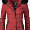 Marikoo Vestes Dhiver Veste D’hiver Unique Femme Rouge -Marikoo Boutique 3bf189054df8e627b6f94801ffba5d52