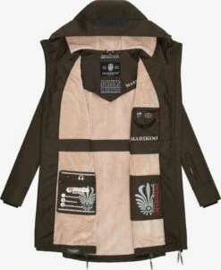 Marikoo Parkas Parka Mi-saison Femme Olive -Marikoo Boutique 3d966f470f211fcbb1efc470dcfde18d