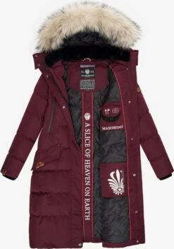 Marikoo Manteaux Dhiver Manteau D’hiver Schneesternchen Femme Bordeaux -Marikoo Boutique 3e7d230eb57ac10922fc9f43785016ee