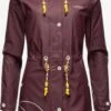Marikoo Manteaux De Pluie Manteau Fonctionnel Femme Bordeaux -Marikoo Boutique 3fac5793d0cb60a927f112d739ebf4b5