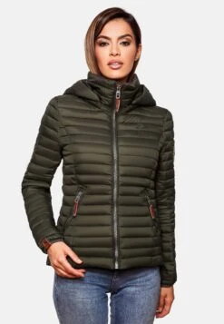 Marikoo Vestes De Mi-saison Veste Mi-saison Löwenbaby Femme Olive -Marikoo Boutique 4033f5772a8bc723bd7b7eacb82df513