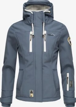 Marikoo Vestes De Mi-saison Veste Mi-saison Kleinezicke Femme Bleu-gris