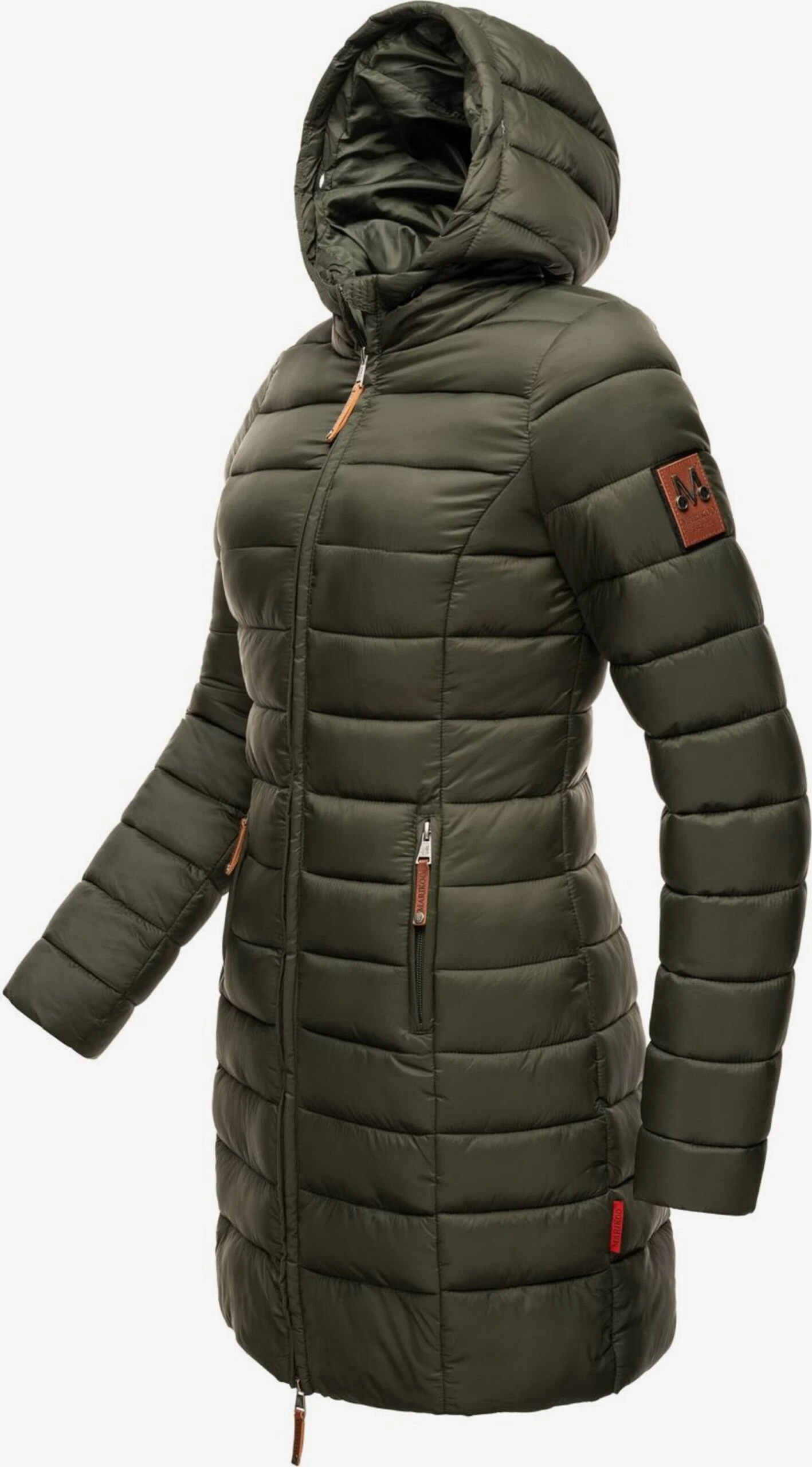 Marikoo Manteaux Dhiver Manteau D’hiver Rose Femme Vert Foncé 6 Marikoo Manteaux Dhiver Manteau D’hiver Rose Femme Vert Foncé – Image 4