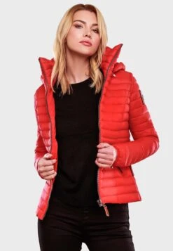Marikoo Vestes De Mi-saison Veste Mi-saison Löwenbaby Femme Rouge -Marikoo Boutique 447318aabbd69e729e70330e80eecd9a