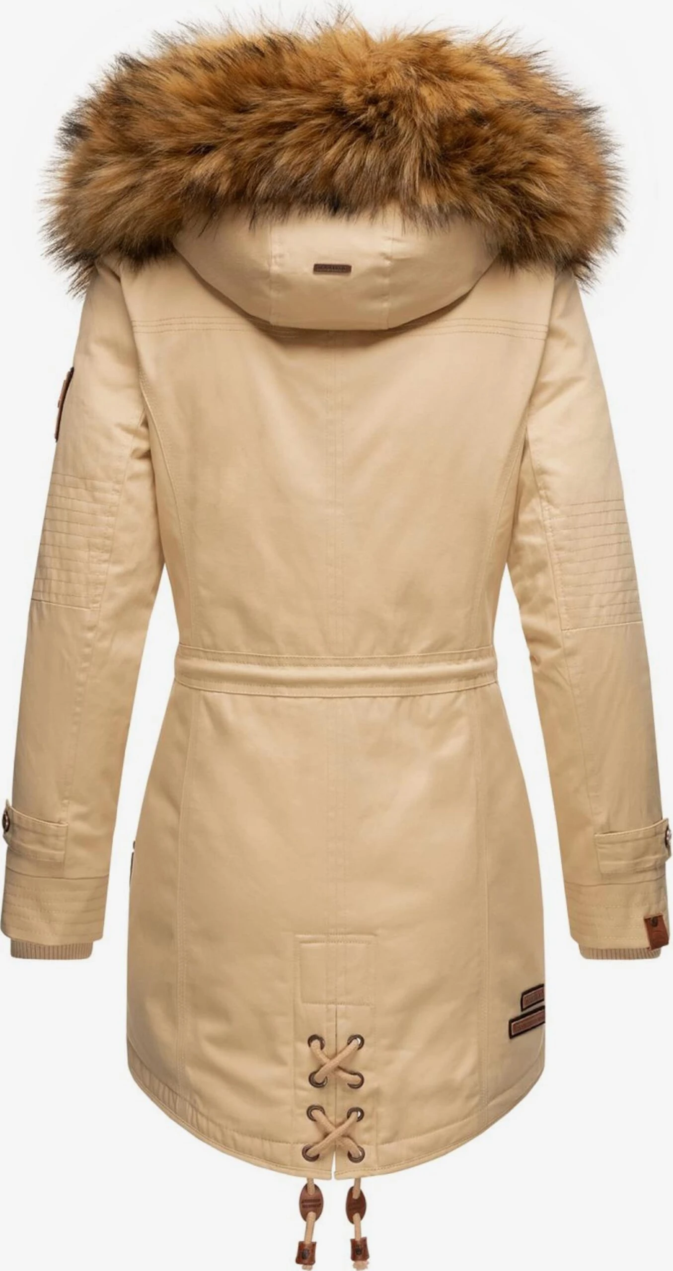Marikoo Parkas Parka D’hiver La Viva Femme Beige 4 Marikoo Parkas Parka D’hiver La Viva Femme Beige – Image 2