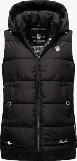 Marikoo Vestes Sans Manches Gilet Zarinaa Femme Noir