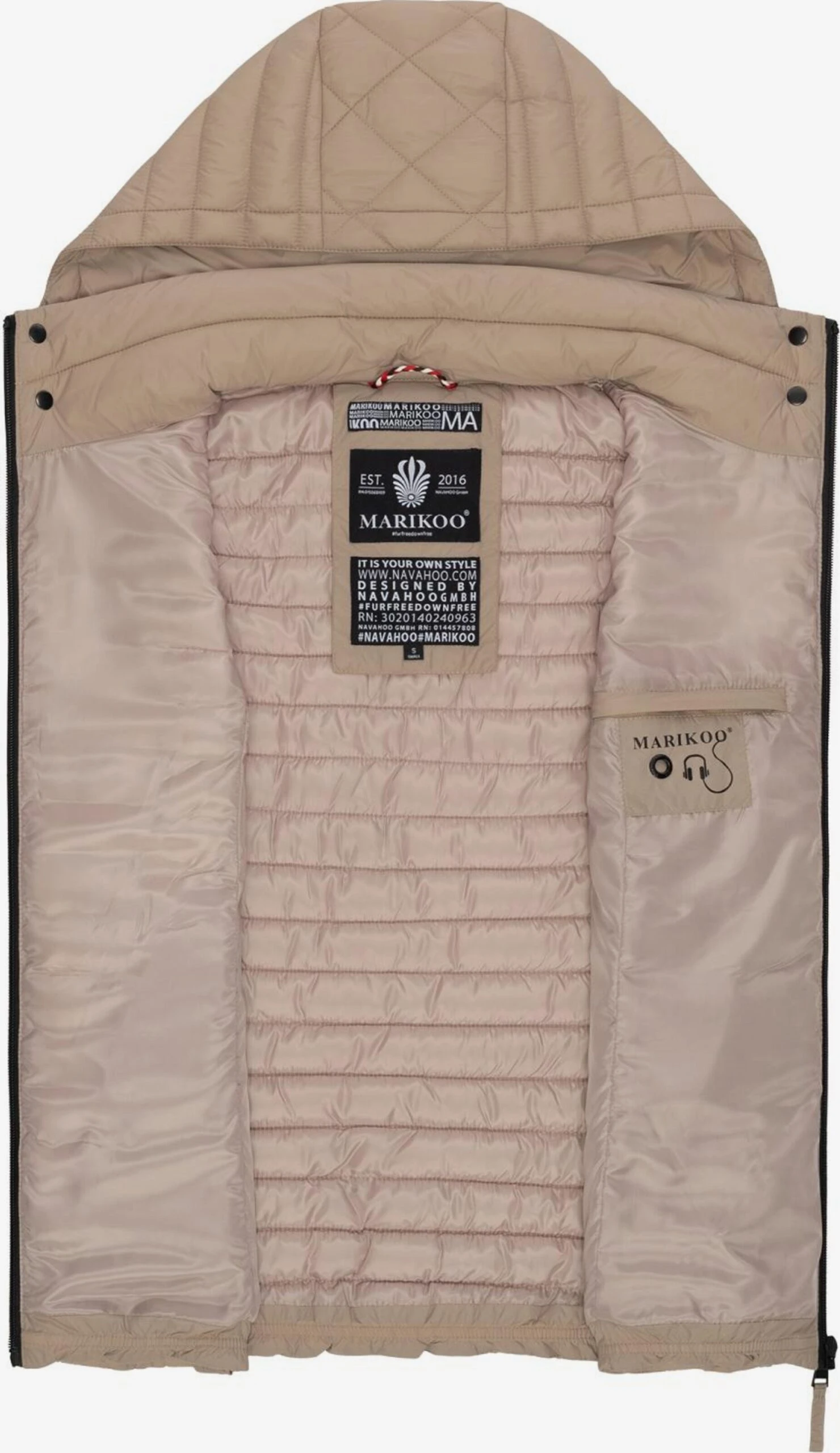 Marikoo Vestes Sans Manches Gilet Hasenpfote Femme Noisette 7 Marikoo Vestes Sans Manches Gilet Hasenpfote Femme Noisette – Image 5