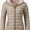 Marikoo Vestes Dextérieur Veste Fonctionnelle Femme Beige Clair -Marikoo Boutique 47d6598eb6af24b4715d1b824d28cea5
