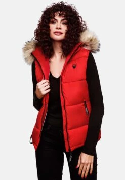 Marikoo Vestes Sans Manches Gilet Eisflöckchen Femme Rouge 21 Marikoo Vestes Sans Manches Gilet Eisflöckchen Femme Rouge -Marikoo Boutique 489aa8395bded17624eb6e238556cc25