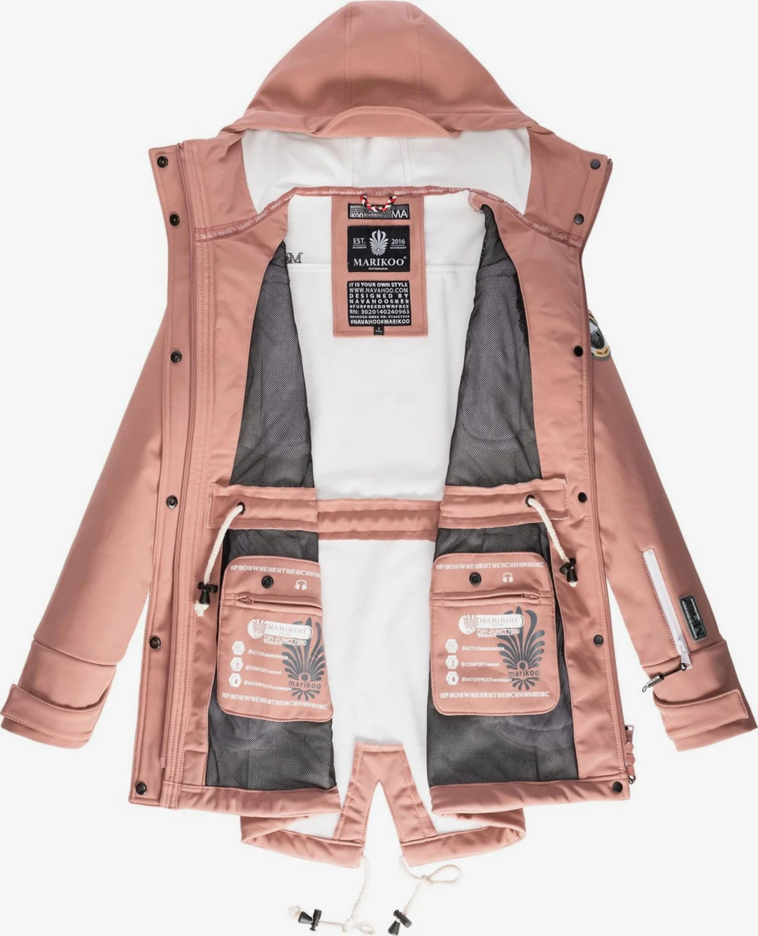 Marikoo Manteaux De Pluie Manteau Fonctionnel Zimtzicke Femme Rose Ancienne 6 Marikoo Manteaux De Pluie Manteau Fonctionnel Zimtzicke Femme Rose Ancienne – Image 4