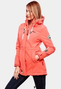Marikoo Manteaux De Pluie Manteau Fonctionnel Zimtzicke Femme Corail -Marikoo Boutique 4ce810fb27c051462310a24f4dba7a29