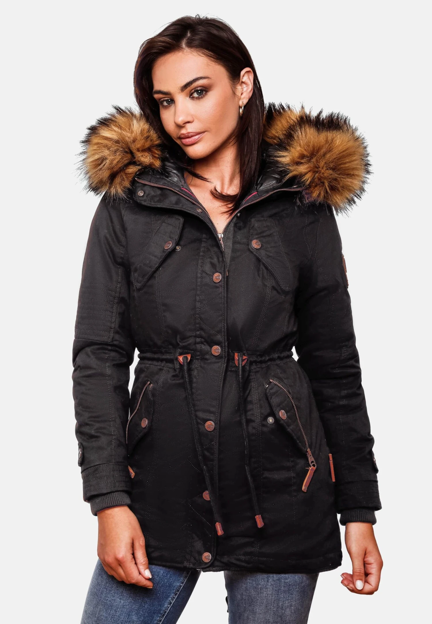 Marikoo Parkas Parka D’hiver La Viva Femme Noir 8 Marikoo Parkas Parka D’hiver La Viva Femme Noir – Image 6