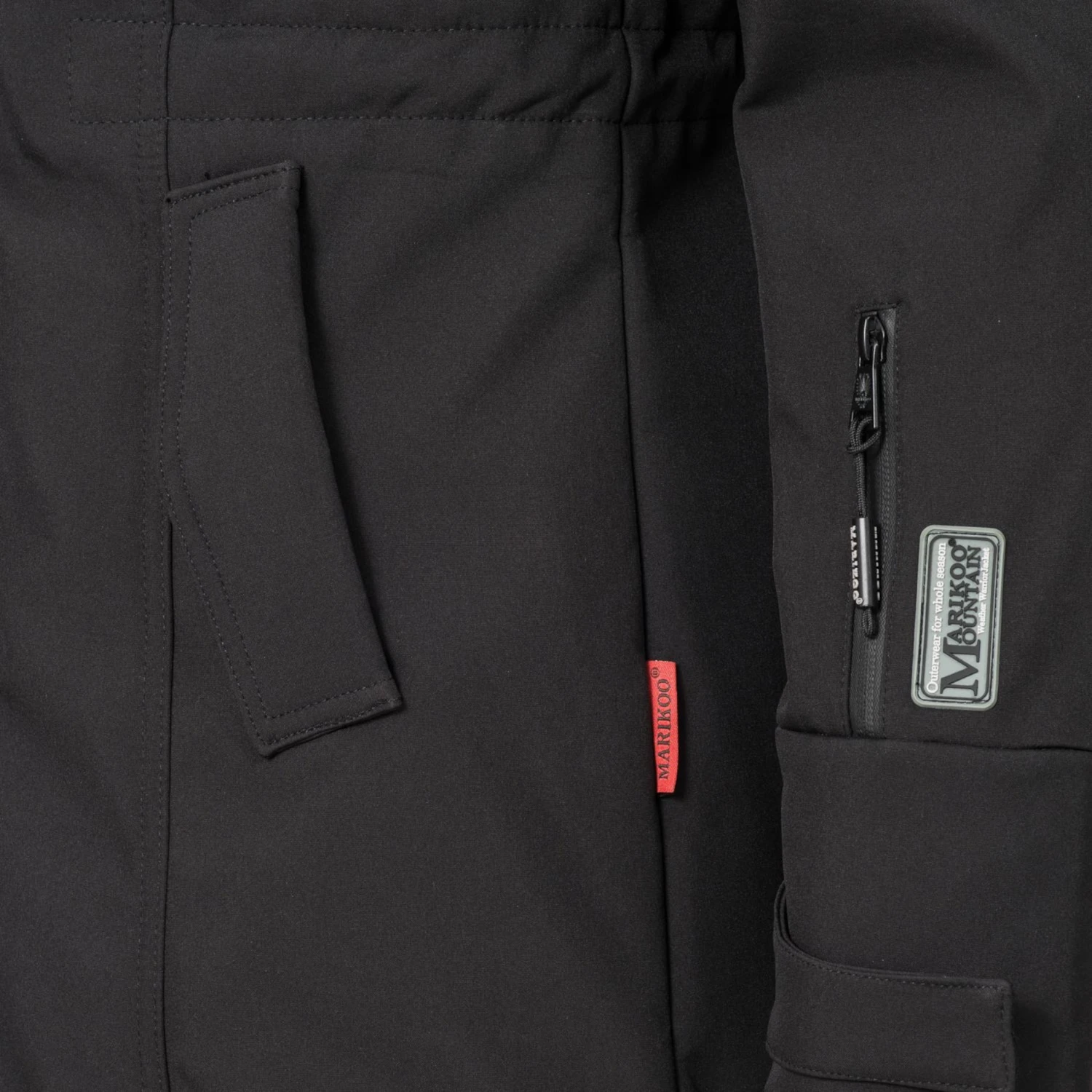 Marikoo Manteaux De Pluie Manteau Fonctionnel Zimtzicke Femme Noir 7 Marikoo Manteaux De Pluie Manteau Fonctionnel Zimtzicke Femme Noir – Image 5