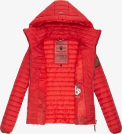 Marikoo Vestes De Mi-saison Veste Mi-saison Löwenbaby Femme Rouge -Marikoo Boutique 50f7f2ea7467d82136b84067494e6438
