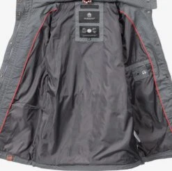 Marikoo Parkas Parka Mi-saison Nyokoo Femme Gris Basalte / Gris Argenté -Marikoo Boutique 519c565f187cd9b846743458c2c7749b