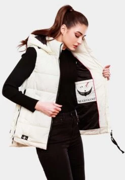 Marikoo Vestes Sans Manches Gilet Zarinaa Femme Blanc Cassé 17 Marikoo Vestes Sans Manches Gilet Zarinaa Femme Blanc Cassé -Marikoo Boutique 5496a59e3ba96573557b806fecef69f9