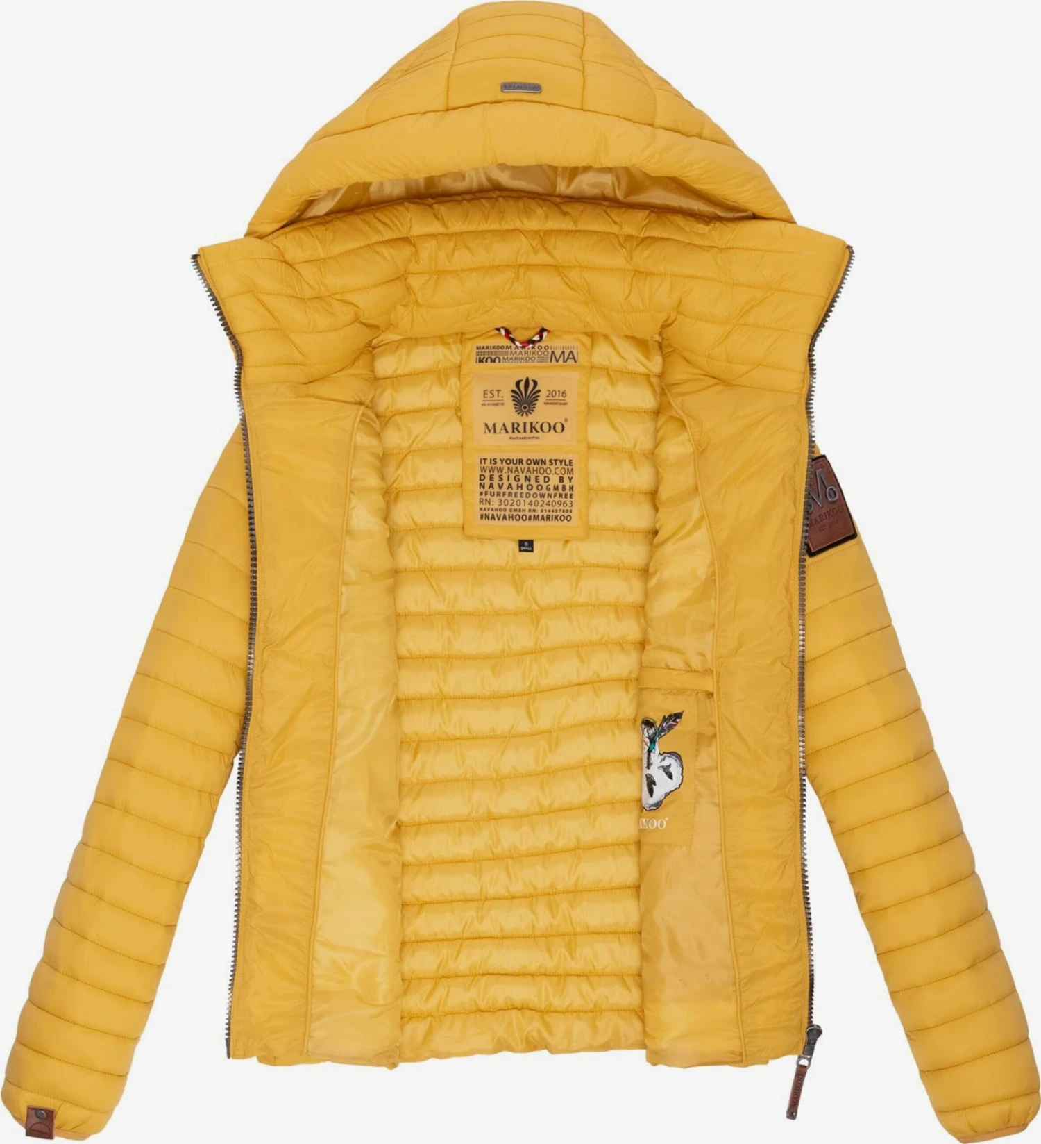 Marikoo Vestes De Mi-saison Veste Mi-saison Löwenbaby Femme Jaune 6 Marikoo Vestes De Mi-saison Veste Mi-saison Löwenbaby Femme Jaune – Image 4