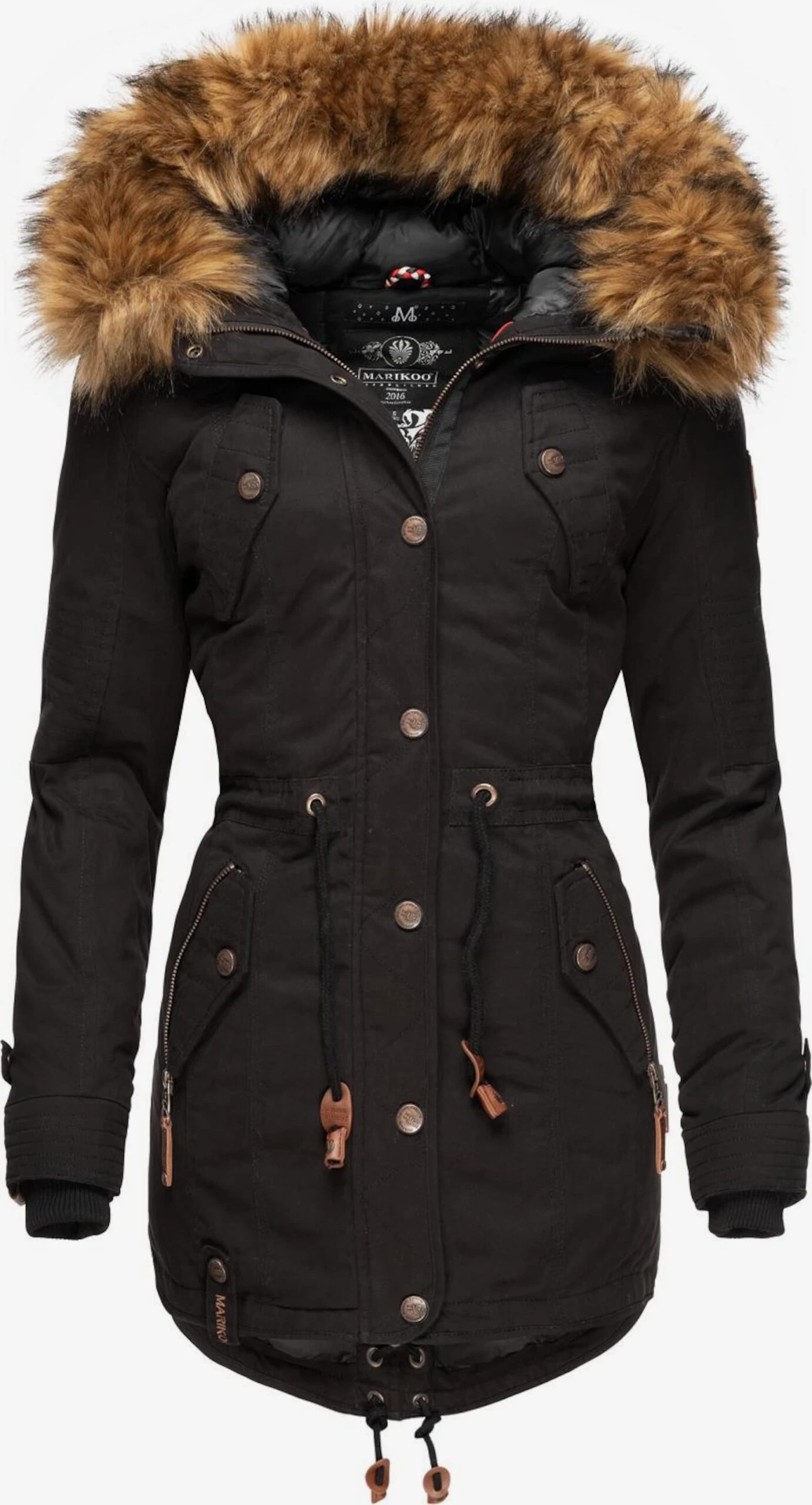 Marikoo Parkas Parka D’hiver La Viva Femme Noir 3 Marikoo Parkas Parka D’hiver La Viva Femme Noir