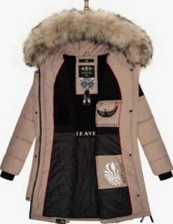 Marikoo Manteaux Dhiver Manteau D’hiver Chaskaa Femme Taupe -Marikoo Boutique 5675829afd7e158ba95842e33d897b8f