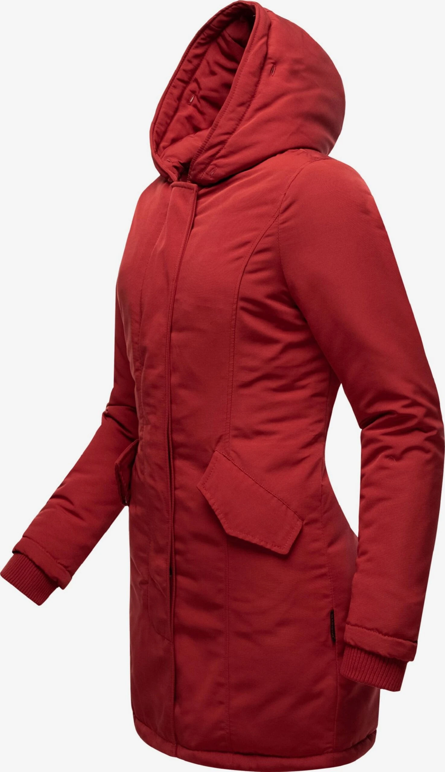 Marikoo Parkas Parka D’hiver Karmaa Femme Rouge / Rouge Sang 5 Marikoo Parkas Parka D’hiver Karmaa Femme Rouge / Rouge Sang – Image 3