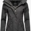 Marikoo Parkas Parka Mi-saison Nyokoo Femme Anthracite -Marikoo Boutique 59215223ab18e45830580f503e04a4b2
