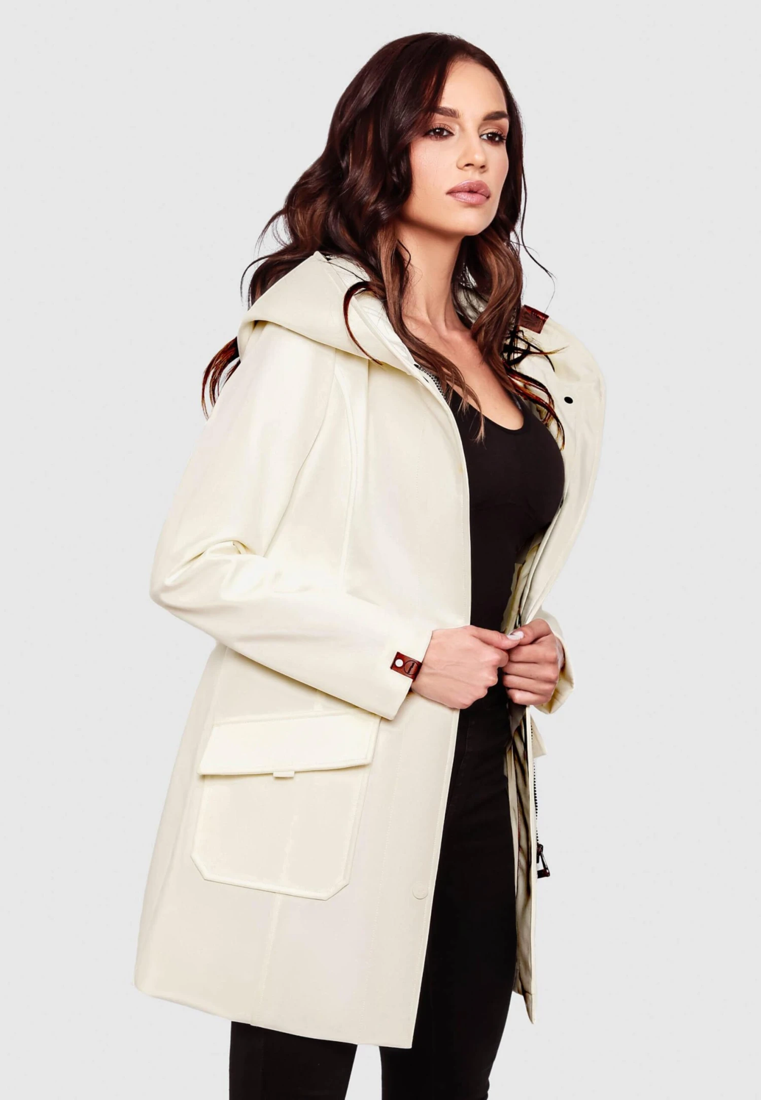 Marikoo Manteaux De Pluie Manteau Fonctionnel Mayleen Femme Blanc Cassé 9 Marikoo Manteaux De Pluie Manteau Fonctionnel Mayleen Femme Blanc Cassé – Image 7