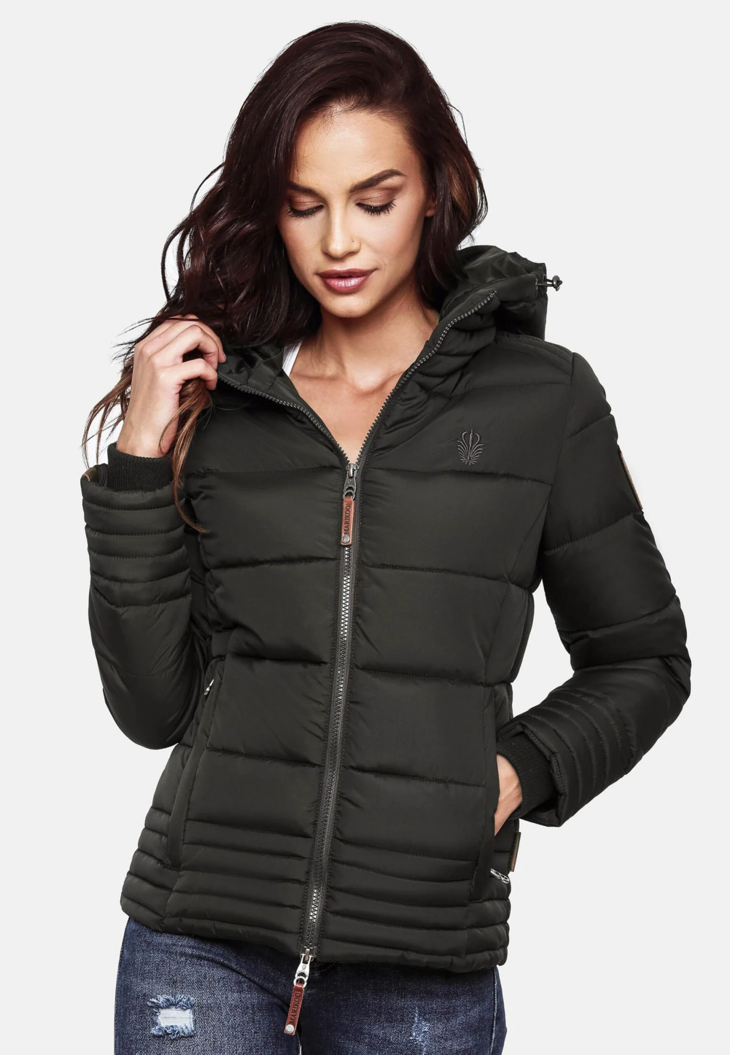 Marikoo Vestes Dhiver Veste D’hiver Sole Femme Anthracite 8 Marikoo Vestes Dhiver Veste D’hiver Sole Femme Anthracite – Image 6