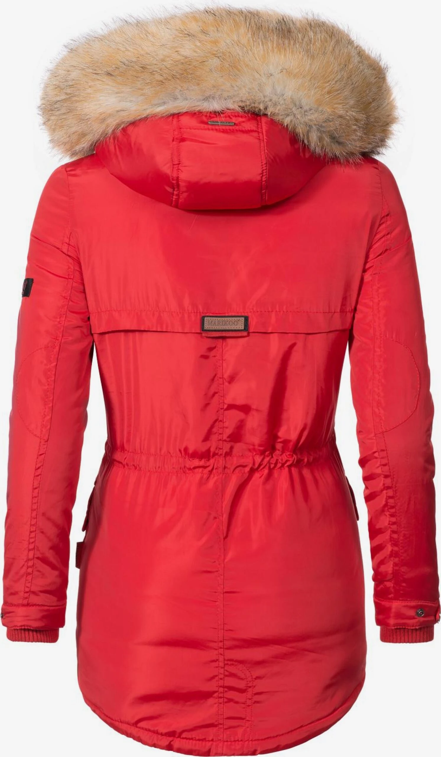Marikoo Parkas Parka D’hiver Grinsekatze Femme Rouge 4 Marikoo Parkas Parka D’hiver Grinsekatze Femme Rouge – Image 2