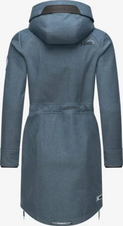 Marikoo Parkas Parka Mi-saison Femme Bleu -Marikoo Boutique 5da91352b88fc64489191aa7e7496806