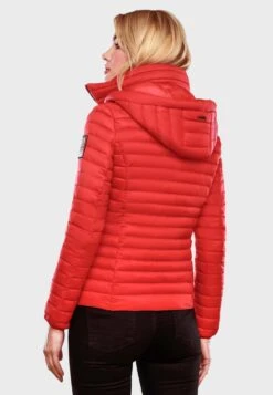 Marikoo Vestes De Mi-saison Veste Mi-saison Löwenbaby Femme Rouge -Marikoo Boutique 5df350789a596fc474d286fce2adec86