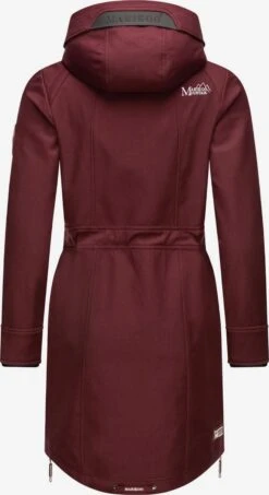 Marikoo Parkas Parka Mi-saison Femme Bordeaux -Marikoo Boutique 60941ca01fd21053fc57b4d687d42de4