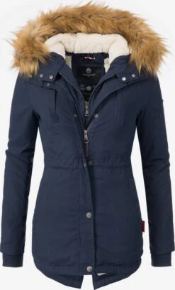 Marikoo Parkas Parka D’hiver Akira Femme Bleu Nuit