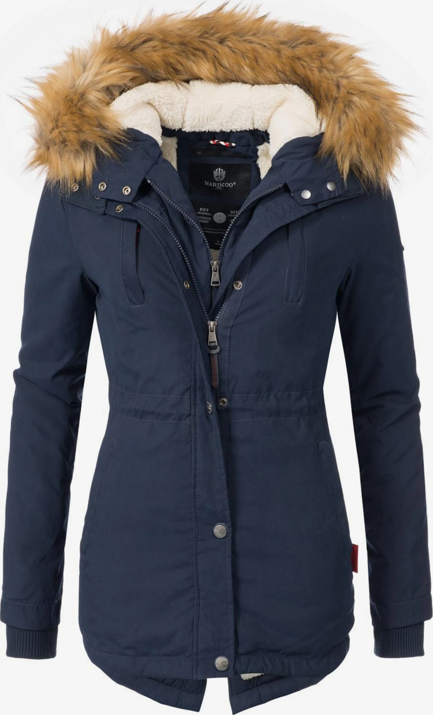 Marikoo Parkas Parka D’hiver Akira Femme Bleu Nuit 3 Marikoo Parkas Parka D’hiver Akira Femme Bleu Nuit
