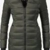 Marikoo Manteaux Courts Manteau D’hiver Abendsternchen Femme Kaki -Marikoo Boutique 6327a7b7131b2467e70028df69e8de75