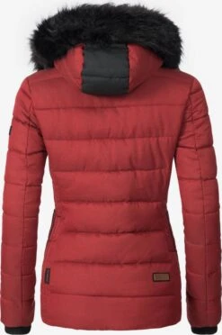 Marikoo Vestes Dhiver Veste D’hiver Unique Femme Rouge -Marikoo Boutique 656bab2017bfb2c920fd915c4c2fc4a6