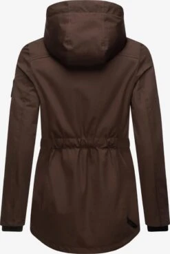 Marikoo Parkas Parka Mi-saison Babetaa Femme Marron -Marikoo Boutique 680d5aa9e45fb90688ec943985f97a91