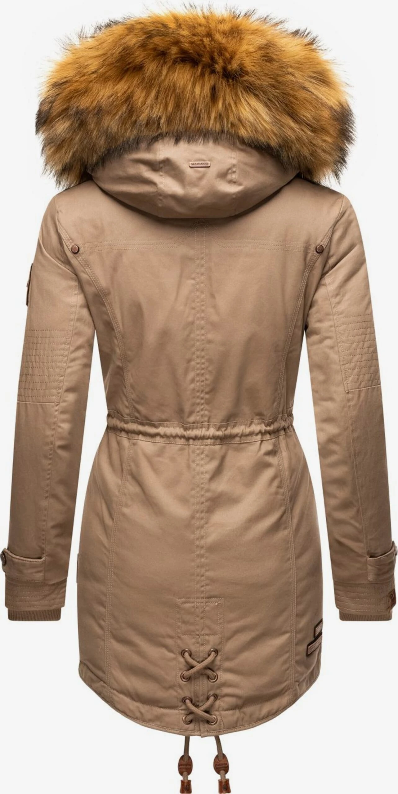Marikoo Parkas Parka D’hiver La Viva Femme Beige Clair 5 Marikoo Parkas Parka D’hiver La Viva Femme Beige Clair – Image 3