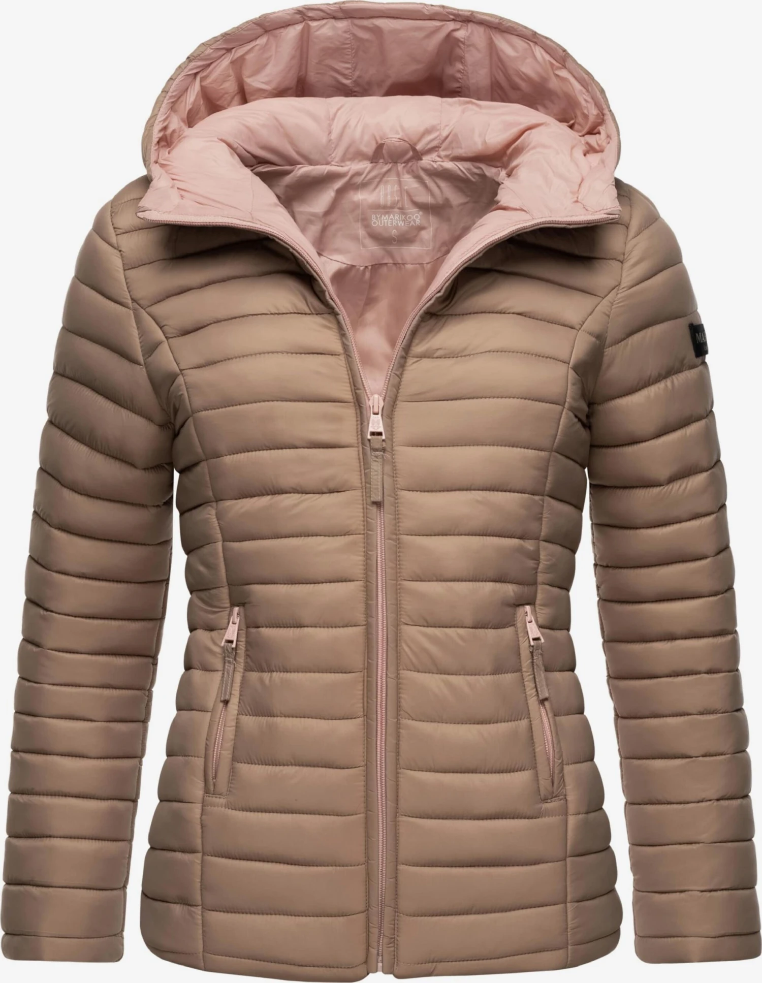 Marikoo Vestes De Mi-saison Veste Mi-saison Asraa Femme Marron 3 Marikoo Vestes De Mi-saison Veste Mi-saison Asraa Femme Marron