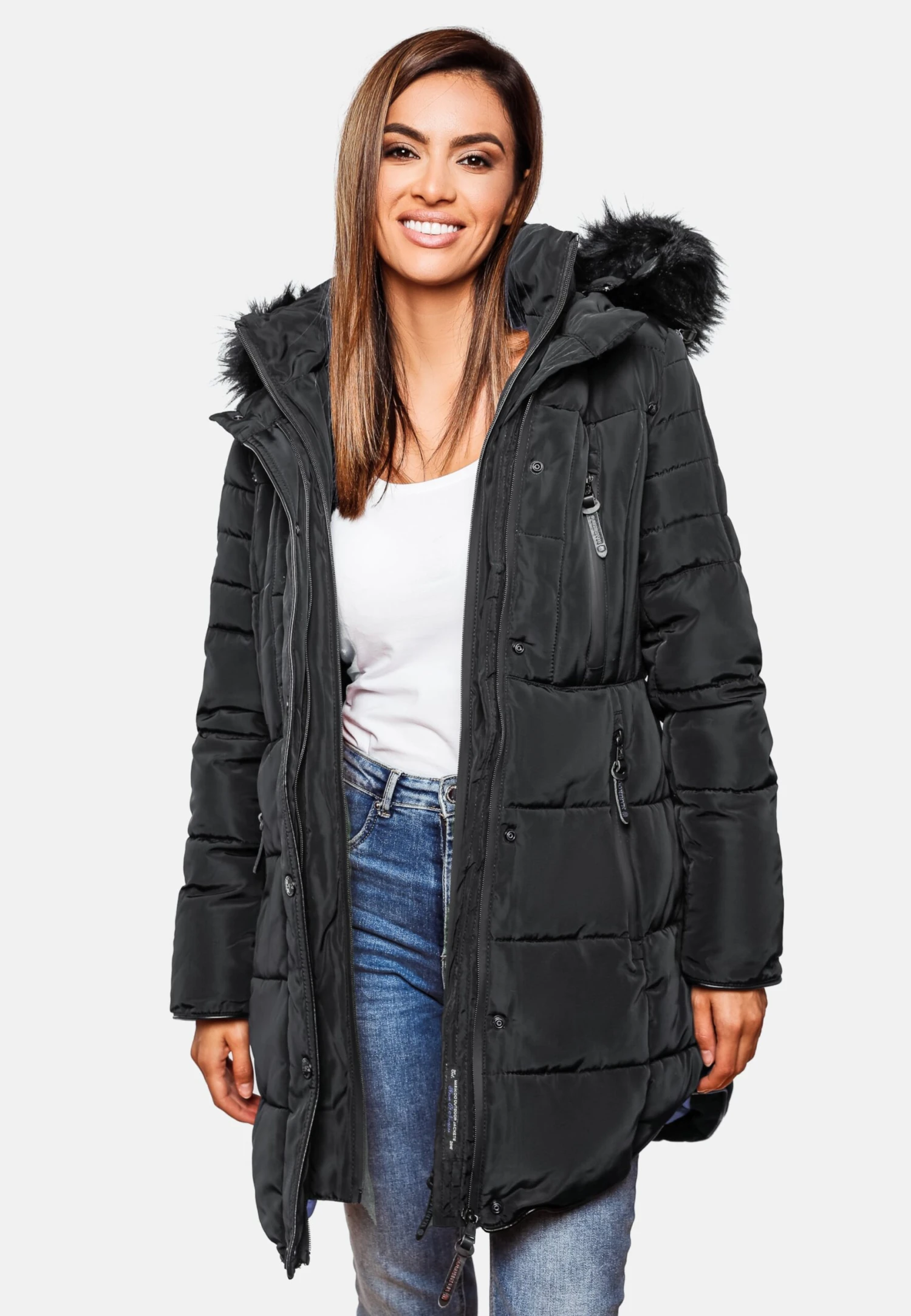Marikoo Manteaux Dhiver Manteau D’hiver Moonshine Femme Noir 9 Marikoo Manteaux Dhiver Manteau D’hiver Moonshine Femme Noir – Image 7