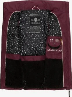 Marikoo Vestes Sans Manches Gilet Eisflöckchen Femme Bordeaux -Marikoo Boutique 6afc6c10f3a78ea7537b2fdd4b9b3947