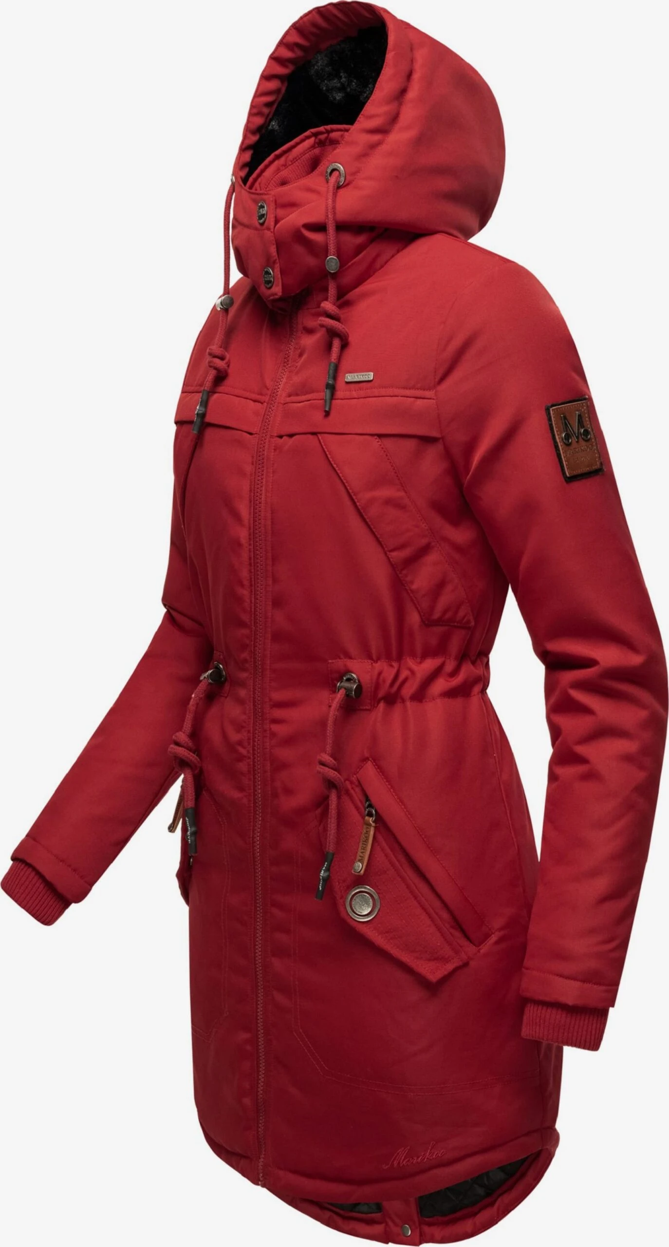 Marikoo Parkas Parka D’hiver Kamii Femme Rouge 4 Marikoo Parkas Parka D’hiver Kamii Femme Rouge – Image 2