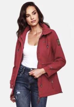 Marikoo Parkas Parka Mi-saison Nyokoo Femme Rouge / Bourgogne -Marikoo Boutique 6dfcb0d5441af2c0b4b577bed96ca9ef