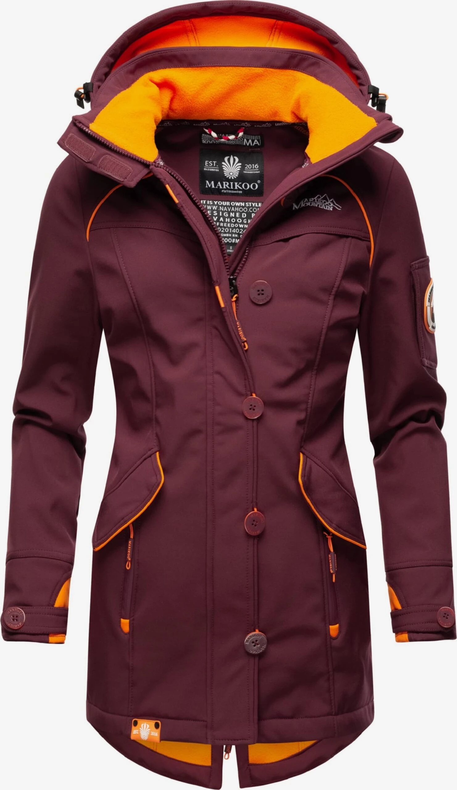 Marikoo Vestes Dextérieur Veste Fonctionnelle Soulinaa Femme Bordeaux 4 Marikoo Vestes Dextérieur Veste Fonctionnelle Soulinaa Femme Bordeaux – Image 2